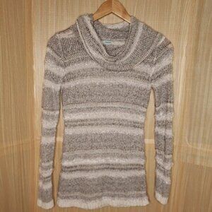 Maurices Cowl Neck Textured Tunic Sweater Medium